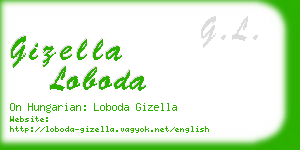 gizella loboda business card